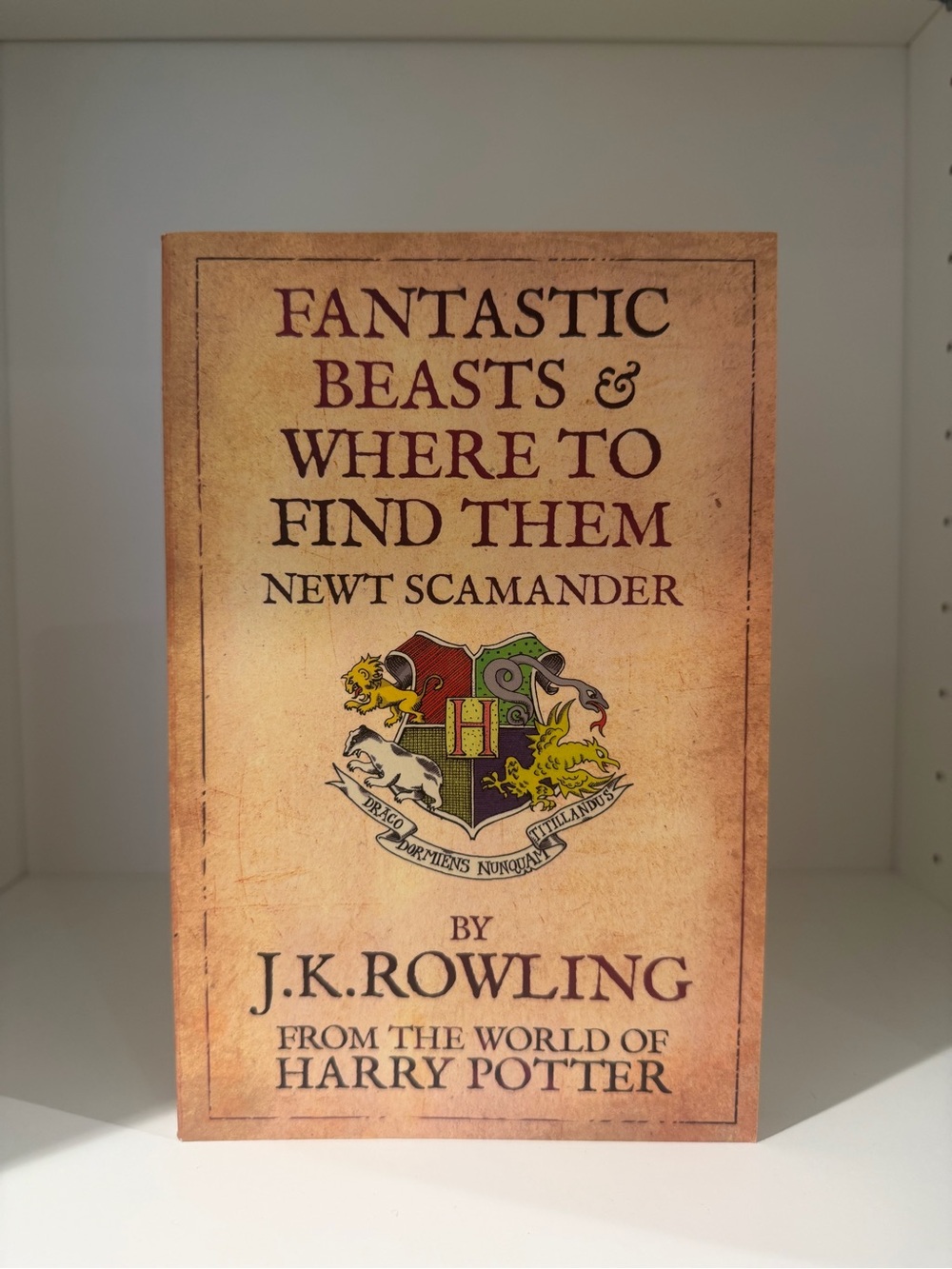 Fantastic Beasts & Where to Find Them - Brown Hardcover Book